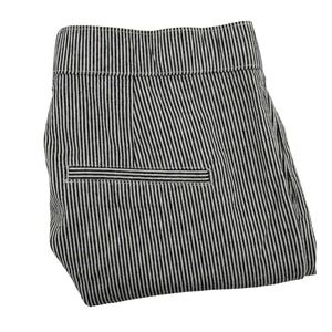 Hollister Co. Striped Cropped Pants Women's Size‎ L Black & White